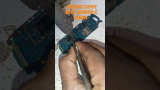 Sumsung E120y model network IC remove #netwark #shourt