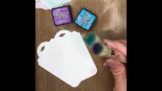 Techniques for Tags 3: Stipple Effect #1 with Dye Ink Pads