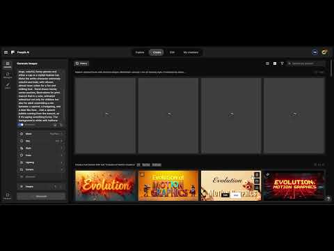 Image Loading Animation with Freepik AI | Image Loader UI Design Study