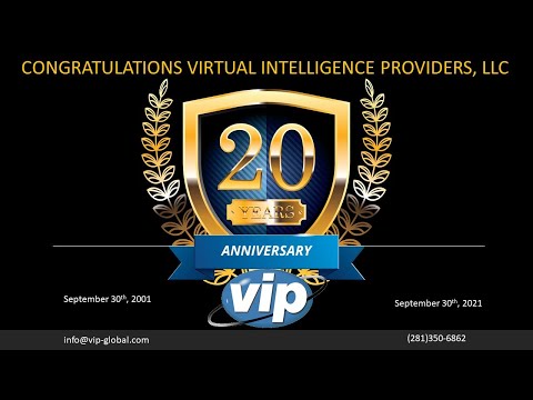 THIS IS OUR STORY! 20 YEARS IN THE MAKING - VIRTUAL INTELLIGENCE PROVIDES, LLC