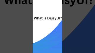 What is DaisyUI? #DaisyUI #DaisyUIComponents #TailwindCSS #UIFramework #reels #FrontendDevelopment