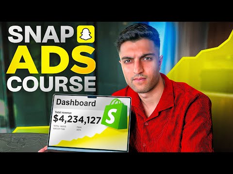Snapchat Ads For Shopify Dropshipping FREE Course (Tutorial)