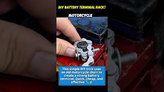 Battery Terminal Modification #Shorts#DIYHack#CarHack#MechanicLife