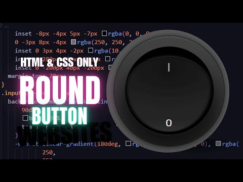 How to create button using HTML And CSS || CSS Round Checkbox Button || How to make CSS switch