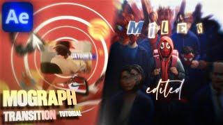 Mastering Mograph: Transition Tutorial | After Effects