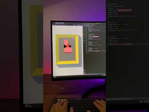 Coding The Mona lisa with HTML and CSS #css #html #frontenddevelopment #webdevelopment