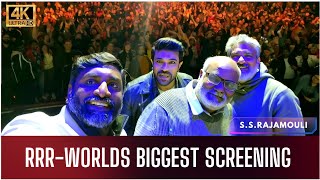 RRR - World's Biggest Screening | Reactions | Q&A |  #rrrmovie #reaction #naatunaatu