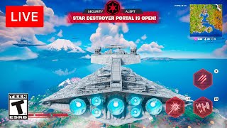 🔴 [LIVE] *NEW* FORTNITE UPDATE! (STAR DESTROYER LIVE EVENT)