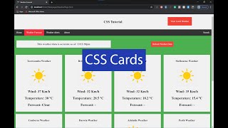 CSS Cards Tutorial