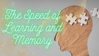 The Speed of Learning and Memory