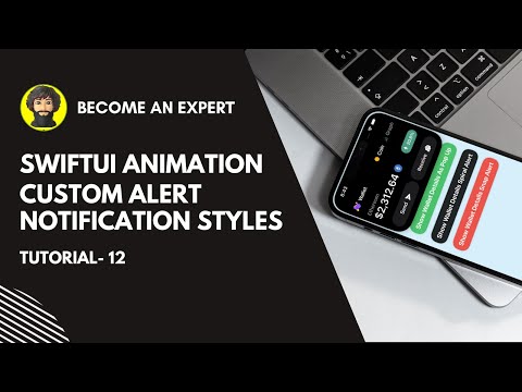 SwiftUI Animation #12 - Custom Alert Views - Transiton, ScaleEffect, Opacity and ViewModifier