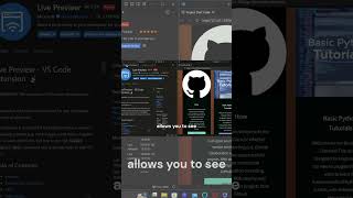 quick tip when making a website with an extension called live preview#shorts#vscode#css#tips#website