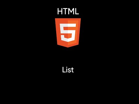 Creating Organized Content with HTML Lists |  HTML Basics for Beginners [Part 9]