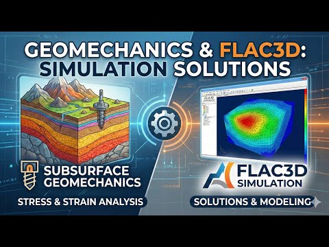 Subsurface Geomechanics & FLAC3D Explained | Wellbore Stability & Reservoir Modeling