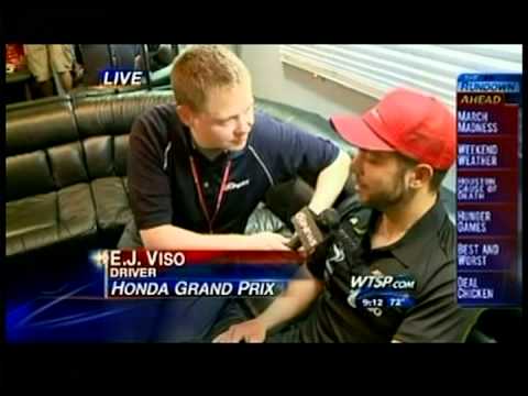 EJ Viso gets an IV from Trim Nutrition & Choice Wellness