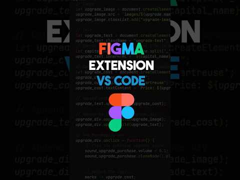 ✏️ Integrate Figma in your editor #shorts #vscode #coding #extensions #programming #2099 #tips  #js