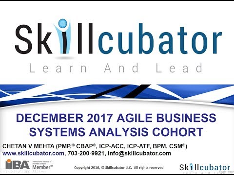 DECEMBER 2017 COHORT ON AGILE BUSINESS SYSTEMS ANALYSIS