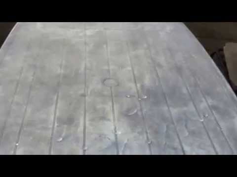 Neverwet on old outdoor table