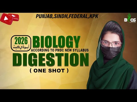 Digestion one shot mdcat | Digestion one shot | Mdcat 2026 | Mdcat one shot biology