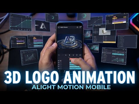How to Make 3D Logo Animation in Alight Motion Mobile | Beginner to Pro