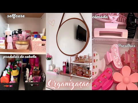 Organizando produtos de beleza 🫧🧴🌸 cabelo, corpo, perfumes e mais 🧴