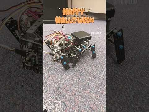 A spooky spider was visiting us in the robotics club today! Join the club!#thinklum