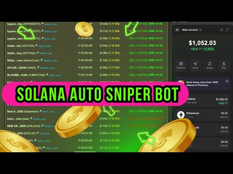 AUTO Pump Fun Snipe bot | Fastest solana Mev BOT | Arbitrage tradin