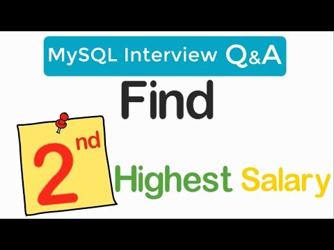How to find second highest salary in mysql #11