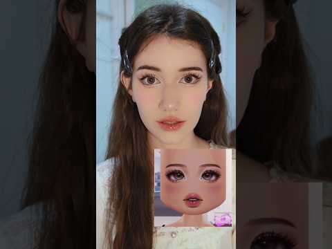 recreating the best dress to impress makeup look #dresstoimpress #roblox #robloxshorts #dti #makeup