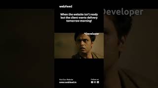 Client wants delivery, website isn’t ready — boss & developer in full chaos mode!