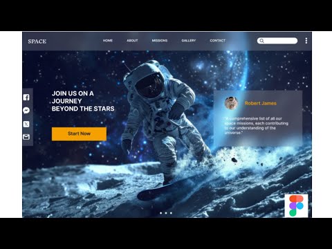 Landing Page Design in Figma | UI / UX Design