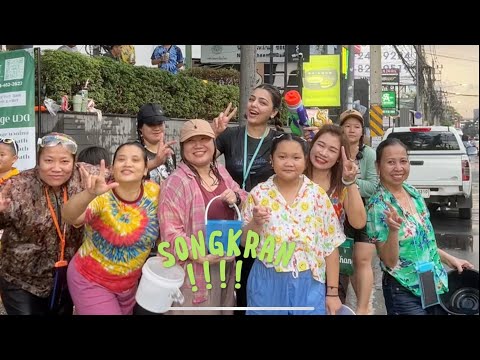 Craziest Water Fight in the World?! | Celebrating Songkran (thai new year) in Thailand 2025 💦🇹🇭”