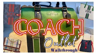 🎒NEW✨COACH OUTLET Walkthrough: New Varsity Print, Floral, and PlaidBags and more...! @coach​