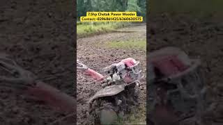 Petrol Power Weeder 7.5hp for cultivation #powerweeder #tillermachine #farming #agritools #farmlife