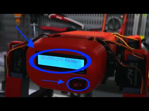 Adding an LCD display and power switch to my robot dog | SpotMicro