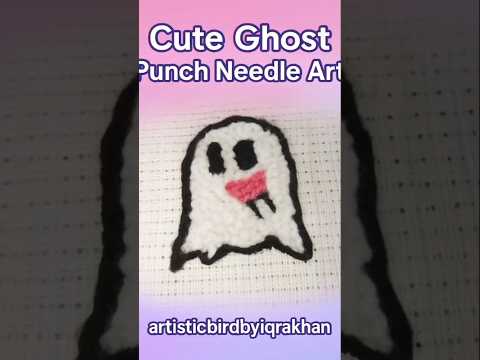 Tiny ghost, big cuteness💖👻#diy #fypシ゚viral #fyp #youtubeshorts #shorts #artisticbirdbyiqrakhan #art