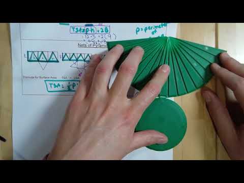 3D shapes - Clarifying perimeter of cone (part 3 of 3)