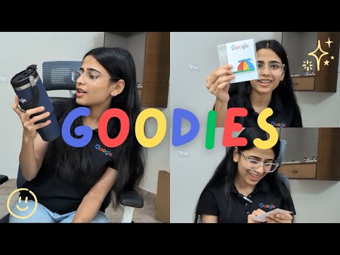 Goodies I got from GOOGLE