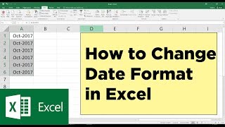 How to Change Date Format in Excel | Custom Date Formatting | Microsoft Excel Tutorial