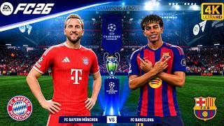 FC 26 | バルセロナ vs バイエルン・ミュンヘン | UEFAチャンピオンズリーグ決勝 2026/27 | [4K60] PC™ ゲームプレイ HDR