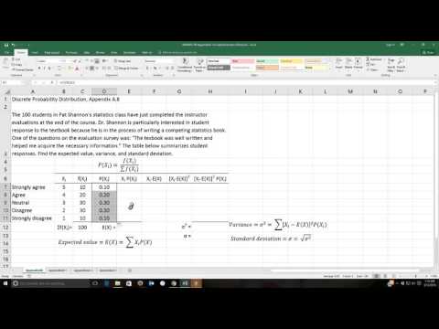 MBA605 AppendixA08 DiscreteProbabilityDistributions
