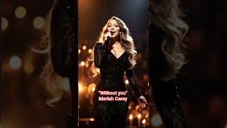 🎵 Without you - Mariah Carey #shorts #mariahcarey #withoutyou #heartbreaksong