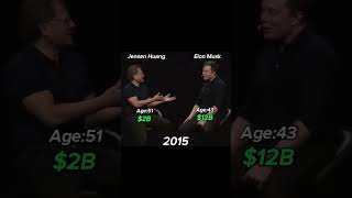 Elon musk & jensen Huang billionaire💰 #entrepreneur #successstory #startupbusiness