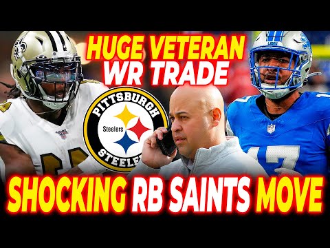 1 MINUTE AGO! STEELERS CONSIDERING VETERAN WR TRADE WHILE BEING PERFECT FIT FOR STAR RB FROM SAINTS