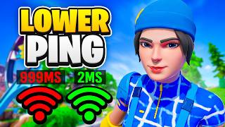 How I Instantly Got Lower Ping In Fortnite Chapter 7 (Optimization Guide)