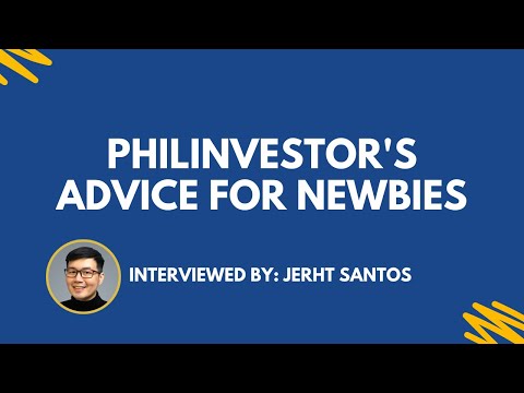 PhilInvestor's Advice for New Investors, Interviewed by Jerht Santos [Market Masters Episode 1]