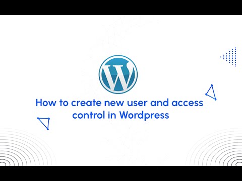 How to create a new user and access control in WordPress - hostkicker.com