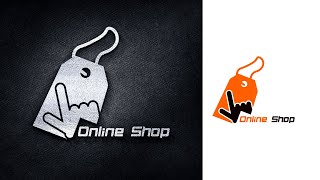 Online shop logo design tutorial