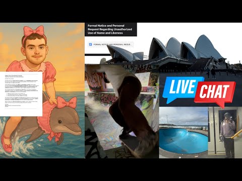 Back From Sydney / Hank Sends Me A Cease And Desist / Live Chat