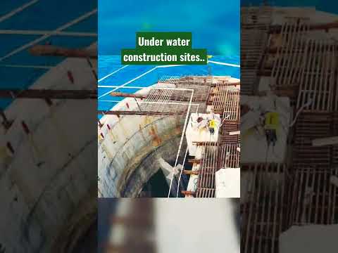 Underwater construction sites..#sitevisit #underwater #rccstructure #bridge #piles #site